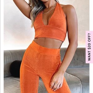 New white fox boutique set